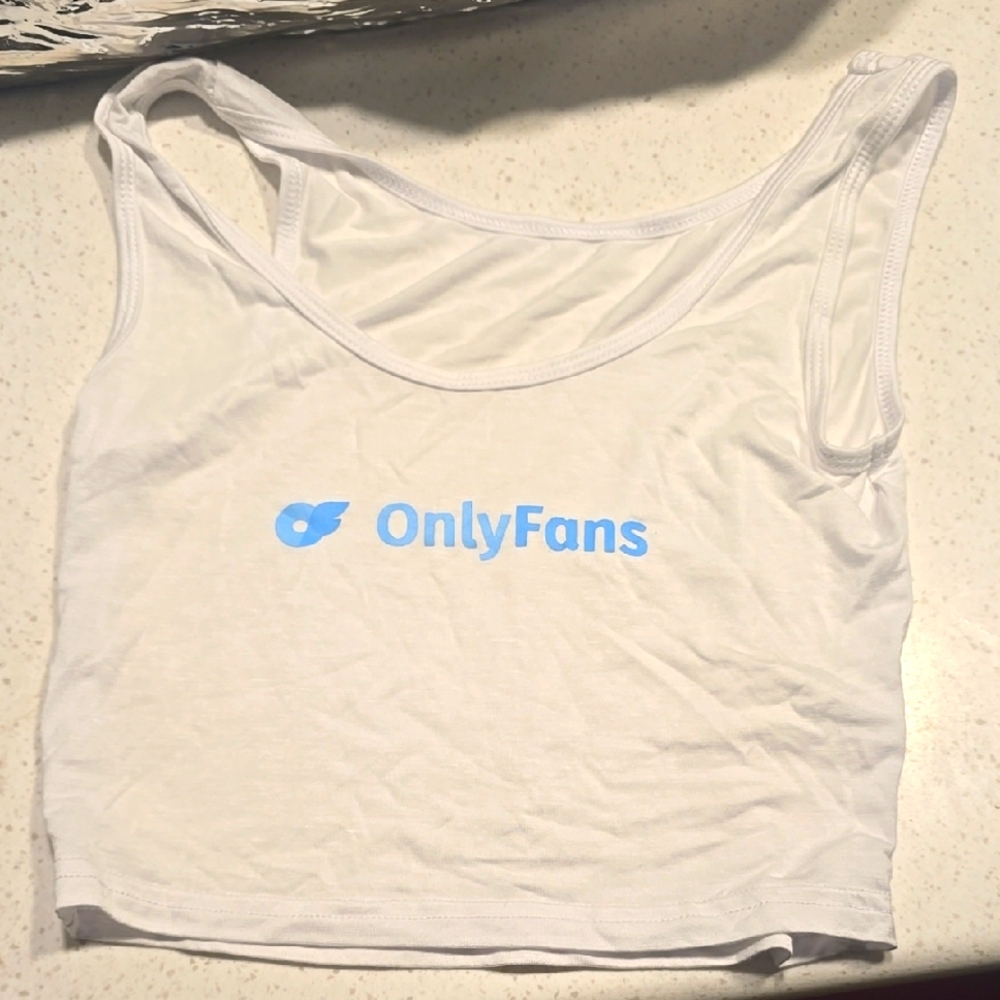 White OnlyFans Tank Top